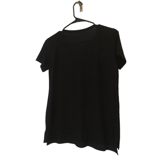 Marvel Deadpool Girls Juniors T-Shirt  Classic Black Red Deadpool Logo - Picture 5 of 5